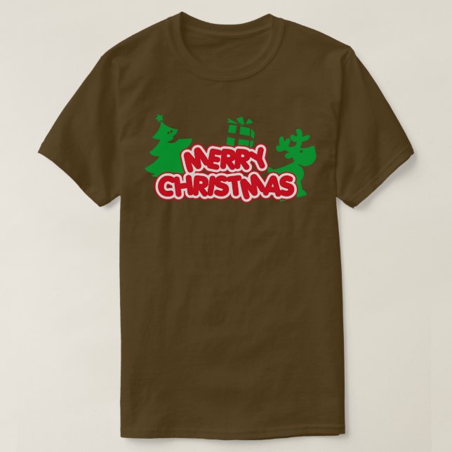 Camiseta Feliz Navidad (Diseño del anverso)