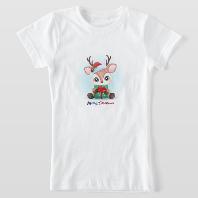 Camiseta Feliz Navidad (Merry Christmas Reindeer T-Shirt!)