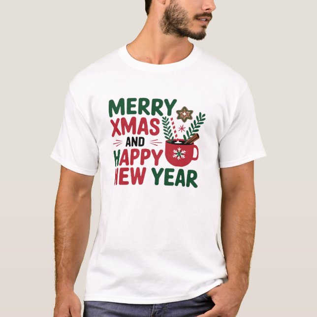 Camiseta Feliz Navidad (Anverso)