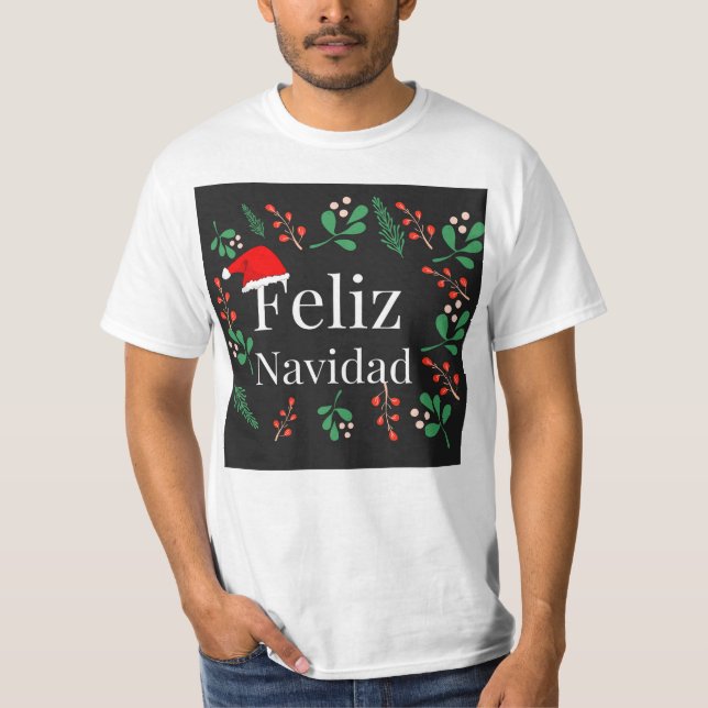 CAMISETA FELIZ NAVIDAD (Anverso)