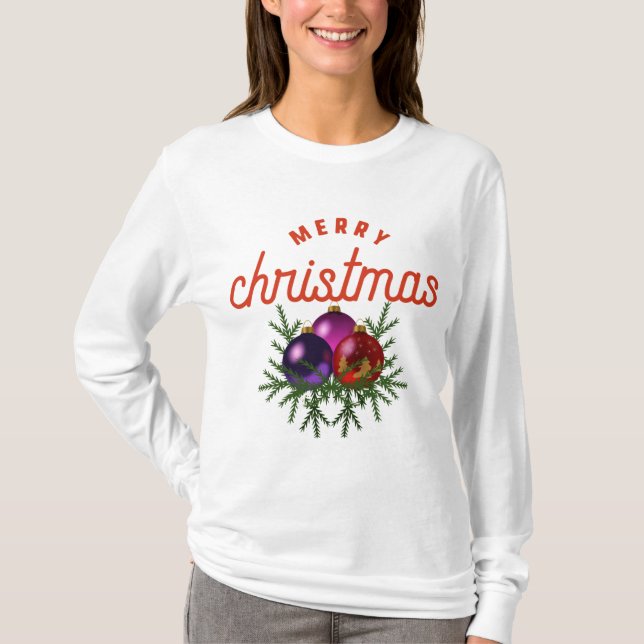 Camiseta Feliz Navidad (Anverso)