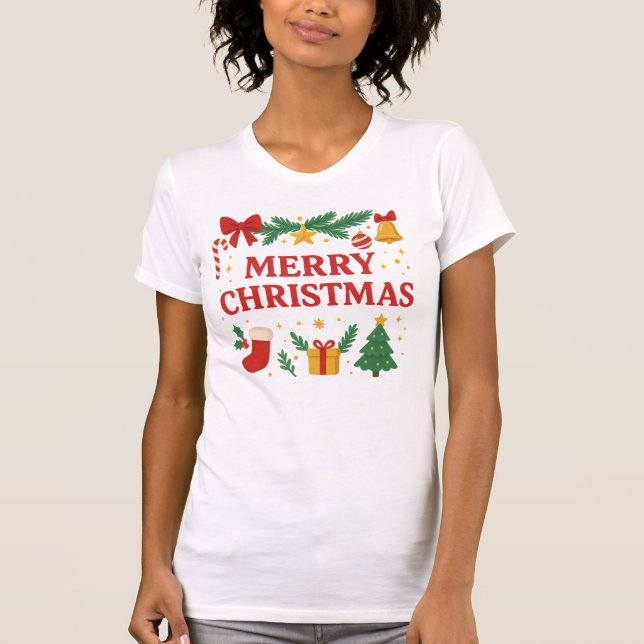 Camiseta Feliz Navidad (Anverso)