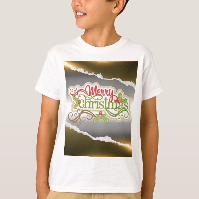 Camiseta Feliz Navidad  (Anverso)