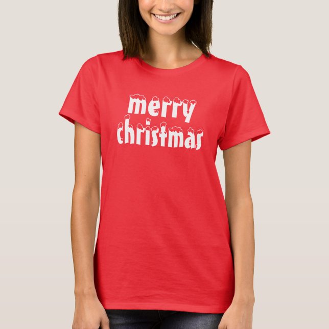 Camiseta Feliz Navidad (Anverso)