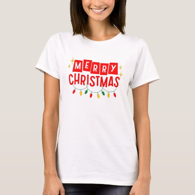 Camiseta Feliz Navidad (Anverso)