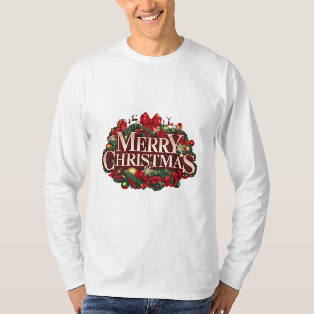 Camiseta Feliz Navidad (Anverso)