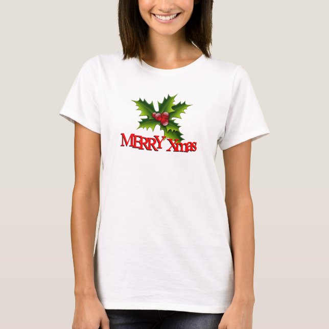 Camiseta Feliz Navidad (Anverso)