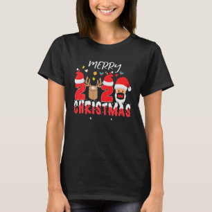 Camiseta Feliz Navidad 2020 Familia Pajamas con navidad coi