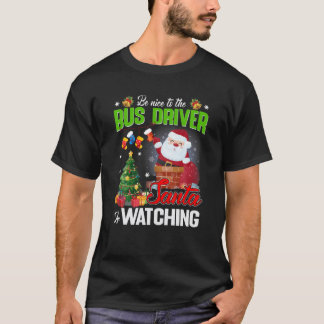 Camiseta Feliz Navidad 2021 Al Conductor De Autobús Santa I