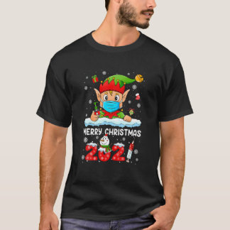 Camiseta Feliz Navidad 2021 Reindeer Santa Pajamas
