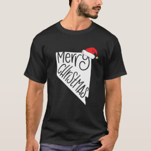 Camiseta Feliz Navidad 2022 Mapa del estado de Nevada Graci