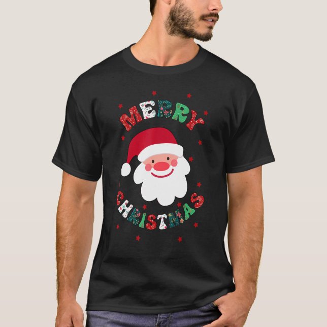 Camiseta Feliz Navidad 2022 Navidades de cuarentena Santa F (Anverso)