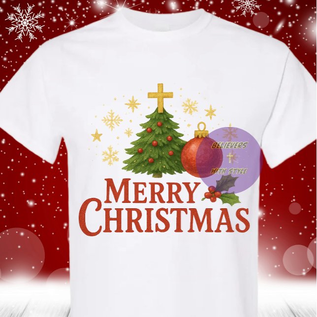 Camiseta Feliz Navidad 2025 - Cristiano (Subido por el creador)