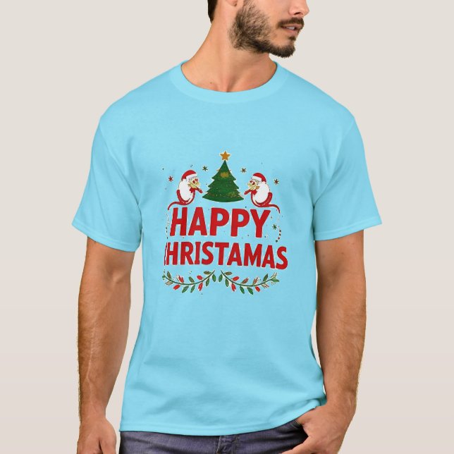 CAMISETA FELIZ NAVIDAD-4 (Anverso)