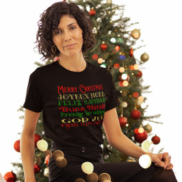 Camiseta Feliz Navidad a las Naciones