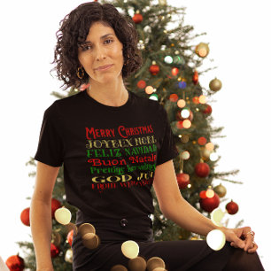 Camiseta Feliz Navidad a las Naciones