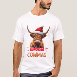 Camiseta Feliz Navidad a los Navidades de Cumas Santa Calf