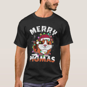 Camiseta Feliz Navidad a los Navidades de Navidad Guinea Pi