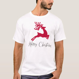 Camiseta Feliz Navidad a los Navidades de renos