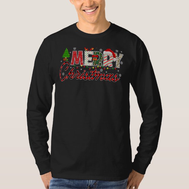 Camiseta Feliz Navidad a los Navidades familiares de Guay q (Anverso)