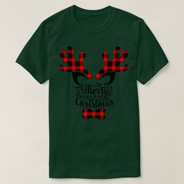 Camiseta Feliz Navidad a los renos (Diseño del anverso)