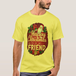 CAMISETA FELIZ NAVIDAD A MI AMIGO