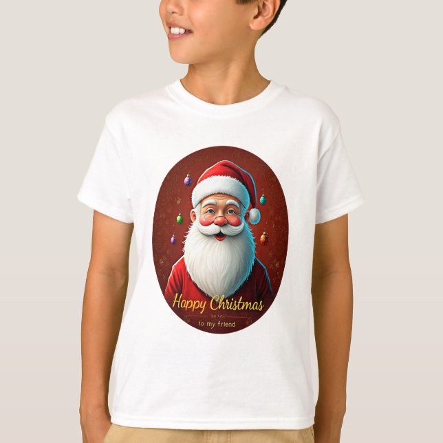 CAMISETA FELIZ NAVIDAD A MI AMIGO (Anverso)