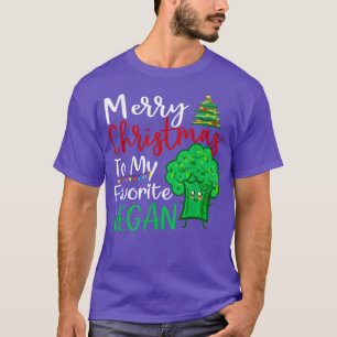 Camiseta Feliz Navidad A Mi Veggie Funny Vegan Favorito