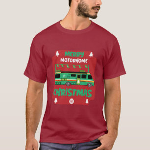 Camiseta Feliz Navidad a Motorhom RV