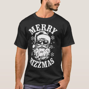 Camiseta Feliz Navidad a Navidades graciosos Santa Claus Fe