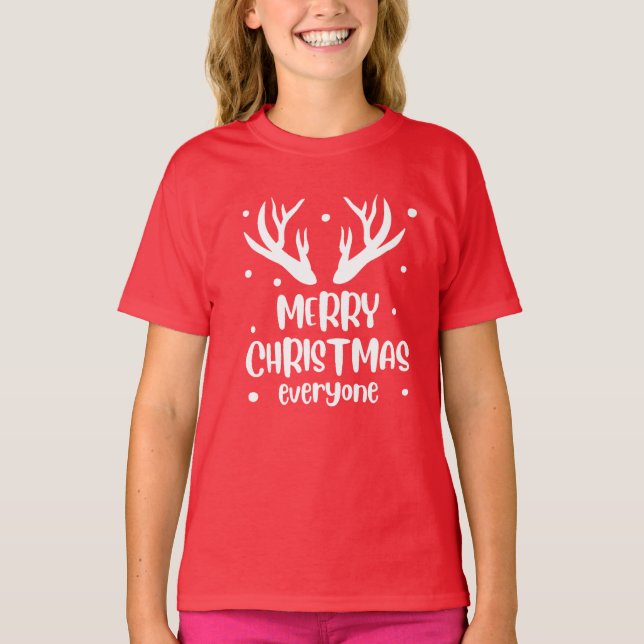 Camiseta Feliz Navidad a todos (Anverso)