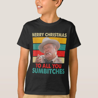 Camiseta Feliz Navidad a Todos Ustedes Suéteres Feos Estilo