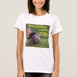 Camiseta Feliz Navidad a vegetarianos y veganos