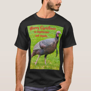 Camiseta Feliz Navidad a vegetarianos y veganos