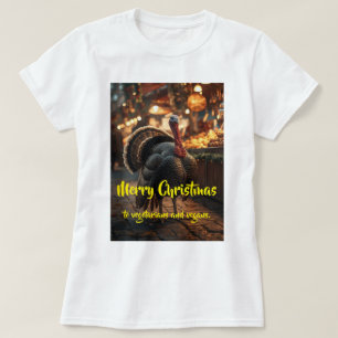 Camiseta Feliz Navidad a vegetarianos y veganos.