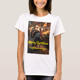 Camiseta Feliz Navidad a vegetarianos y veganos.