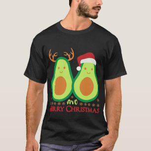 Camiseta Feliz Navidad Aguacate T-Shirt