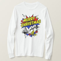 Feliz Navidad al Estilo Pop Art de Cómic