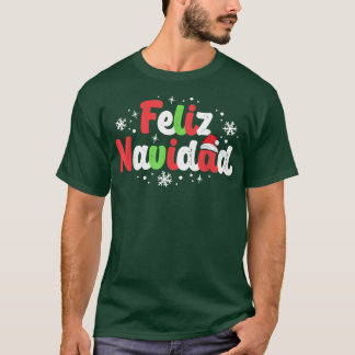 Camiseta Feliz Navidad al igual que los Navidades españoles