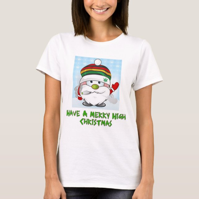 Camiseta Feliz Navidad Alta (Anverso)