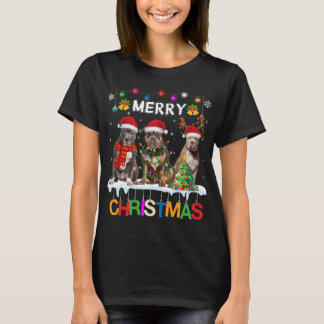 Camiseta Feliz Navidad Americano Bully Santa Navidades Tre
