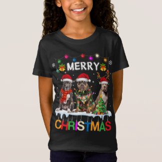 Camiseta Feliz Navidad Americano Bully Santa Navidades Tre