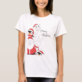 Camiseta Feliz Navidad Amigos