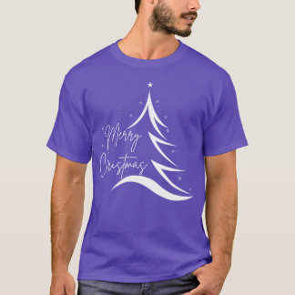 Camiseta Feliz Navidad, amigos del diseño del árbol de Navi