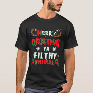 Camiseta Feliz Navidad Animal Filthy Ya