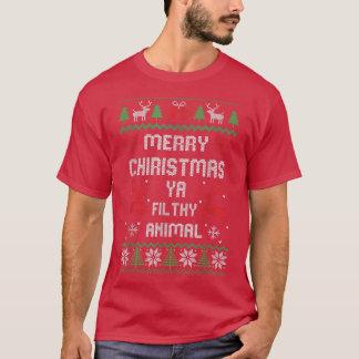 Camiseta Feliz Navidad Animal Filthy Ya T-Shirt