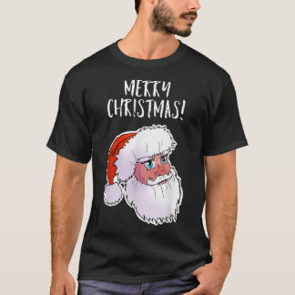 Camiseta Feliz Navidad! Anime Santa Claus T-Shirt