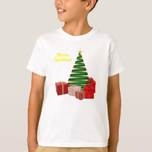 Camiseta Feliz Navidad ~ Árbol con regalos