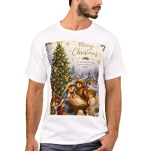 Camiseta Feliz Navidad Árbol de la Natividad