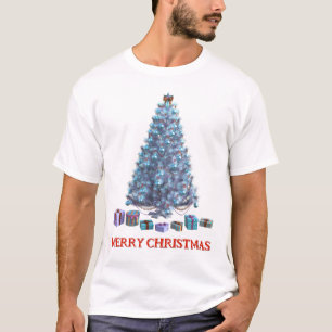 Camiseta Feliz Navidad. Árbol (diseño 2) con regalos